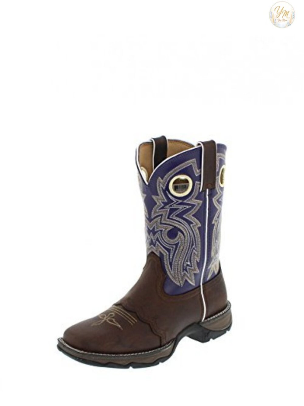 Durango Women's Western Boot, Mid-Calf, Leather and Mesh, Embroidered